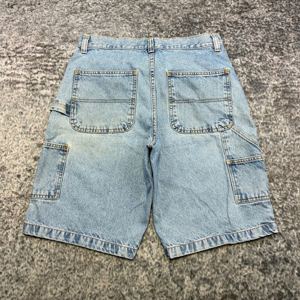 Route 66 Shorts Mens 33 Blue Cargo Carpenter Baggy Skater Y2K Denim Jorts